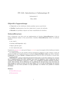 ITI 1521. Introduction à l`informatique II