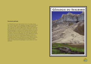 Géologie du Svalbard
