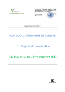 1.3. Etat Initial de l`Environnement (EIE)