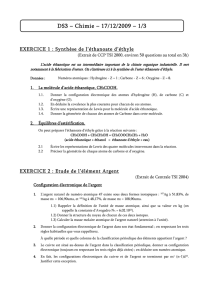 DS3 – Chimie – 17/12/2009 – 1/3