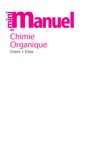 Mini-Manuel de Chimie organique