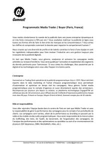 Programmatic Media Trader / Buyer (Paris, France)
