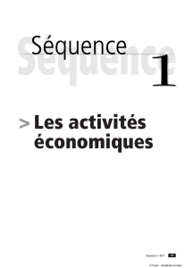 Les activités économiques >