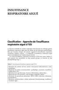 Insuffisance respiratoire aiguë hypoxémique