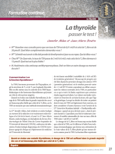 La thyroïde