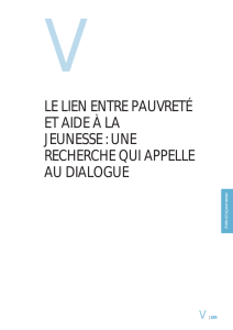 le lien entre pauvreté et aide à la jeunesse : une recherche qui