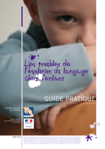 Guide pratique troubles du langage
