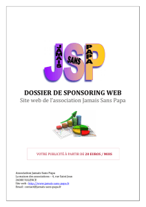 dossier de sponsoring web