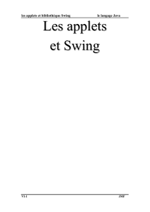 Les applets et Swing