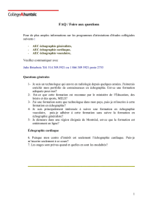 FAQ / Foire aux questions