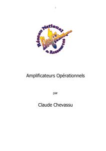 Amplificateurs Opérationnels Claude Chevassu