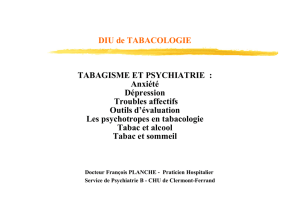 Tabac et psychiatrie