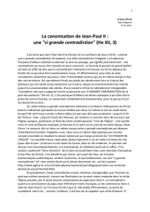La canonisation de Jean-Paul II : une "si grande contradiction" (He