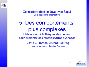 Conception objet en Java avec BlueJ