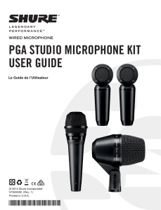 PGA Studio Microphone Kit4 User Guide
