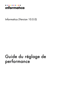 Guide du réglage de performance