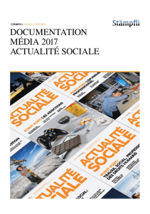DOCUMENTATION MÉDIA 2017 ACTUALITÉ SOCIALE