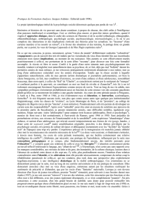 Pratiques de Formation-Analyses. Jacques Ardoino : Editorial (août