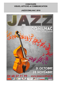 CONCOURS VISUEL AFFICHE et COMMUNICATION JAZZ