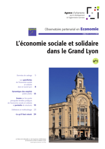 L`&eacute;conomie sociale et solidaire dans le Grand Lyon