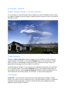 Le 24 mai 2011 - 1jour1actu Éruption volcanique en Islande : c`est la