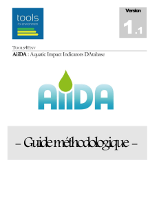 Guide méthodologique - AiiDA Database