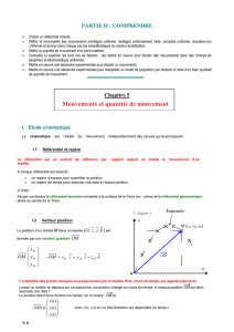 Ch 5 - Cinématique et dynamique newtonienness