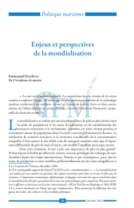 Enjeux et perspectives de la mondialisation