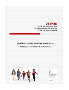 rapport hygiène mains FINAL août 2013 - CHU Sainte