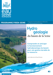 Hydro geologie - Agence de l`Eau Seine Normandie