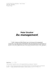 Peter Drucker "On management"