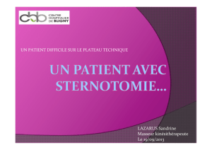 Un patient avec sternotomiex [Lecture seule]