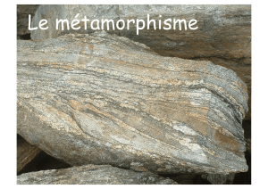 Le métamorphisme - geologie randonneurs
