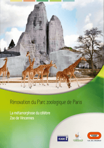 Rénovation du Parc zoologique de Paris