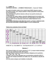 L1 – CHIMIE 110