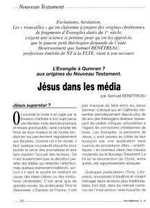 Jésus dans les média