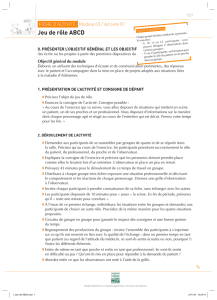 Jeu de rôle ABCD
