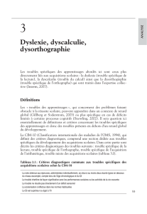 Dyslexie, dyscalculie, dysorthographie - iPubli