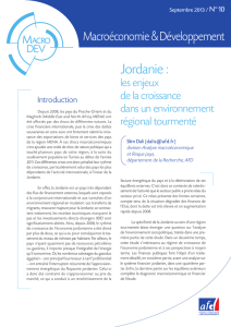 MacroDev n°10 | Jordanie : les enjeux de la croissance dans un