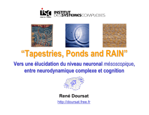 Tapestries, Ponds and RAIN