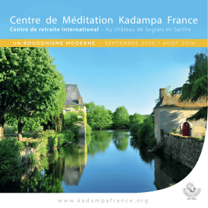 au CMK France - Centre de Méditation Kadampa France