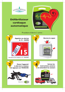 Défibrillateur cardiaque automatique - Saint-Maur