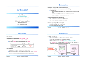 Servlets et JSP