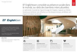 EF Englishtown consolide sa présence sociale dans le monde, au