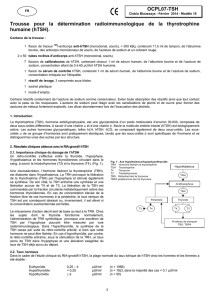 OCPL07-TSH Trousse pour la détermination radioimmunologique