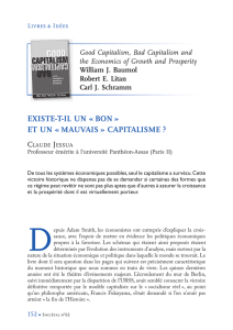 existe-t-il un « bon » et un « mAuVAis » cAPitAlisme ?