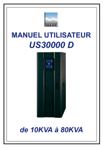 Manuel utilisateur (10-80kVA)