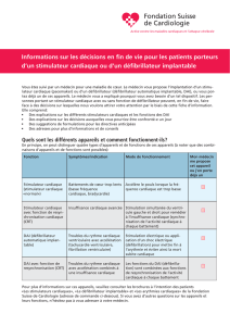 Informations sur les décisions en fin de vie