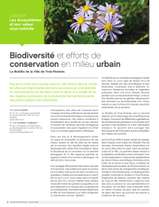 Le Bioblitz de la Ville de Trois-Rivières, biodiversité et efforts de