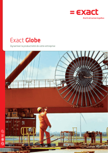 Brochure Exact Globe